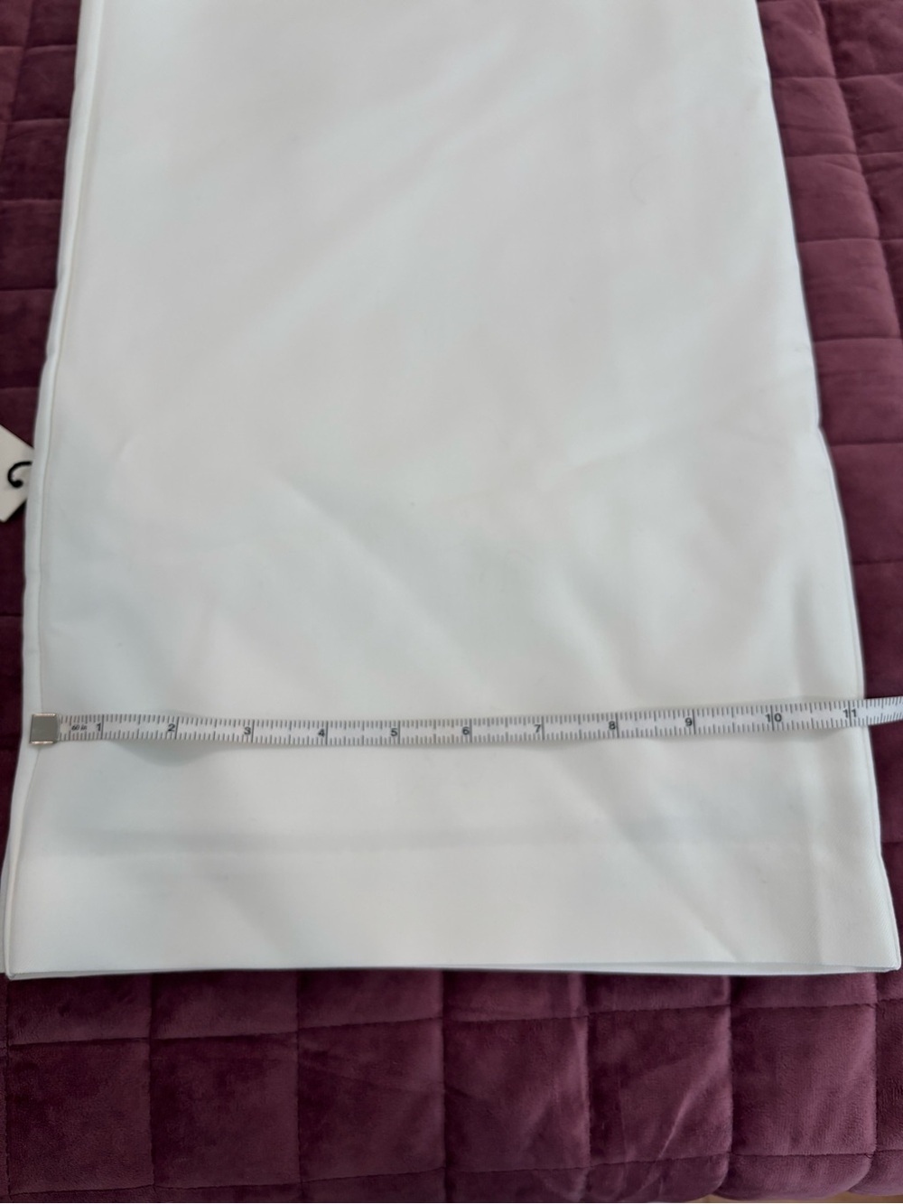 Commense -White Pleated Wide-Leg Pants - Picture 2 of 4